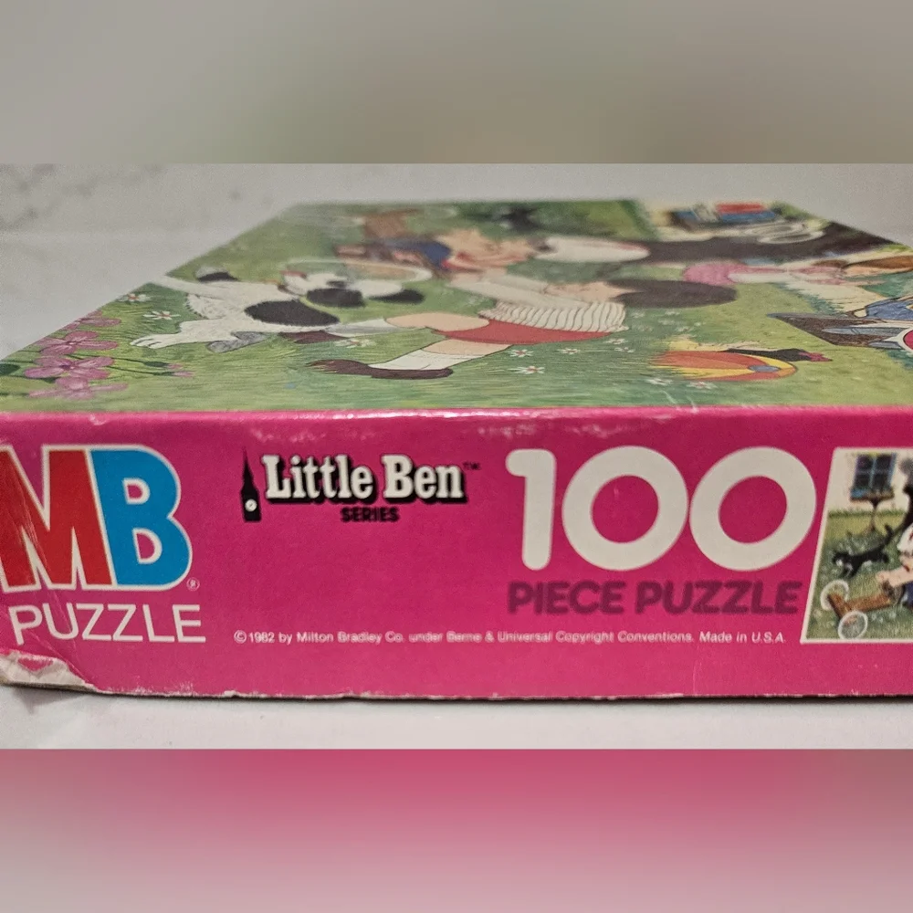 Little Ben Kids Puzzle - Multicolor Vintage Milton Bradley Puzzle Little Ben